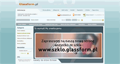 Desktop Screenshot of glassform.pl