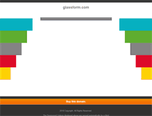 Tablet Screenshot of glassform.com
