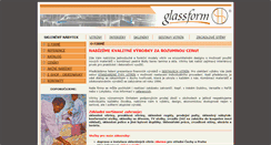 Desktop Screenshot of glassform.cz